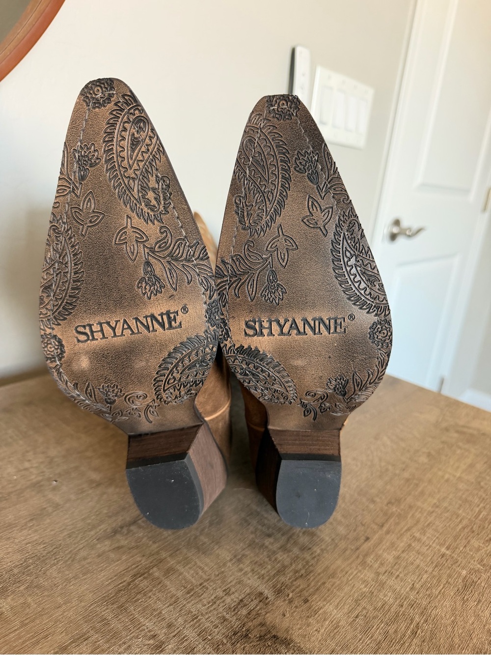 Shyanne Rowan Tall Suede Western Boots - Picture 5 of 5